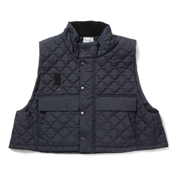 RhodolirioN / ロドリリオン | Quilted Short Vest - Navy | 通販 - 正規取扱店 | COLLECT  STORE / コレクトストア