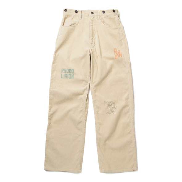 RhodolirioN / ロドリリオン | Rhodolirion×PAYDAY Corduroy Work Pant - Ivory | 通販 -  正規取扱店 | COLLECT STORE / コレクトストア