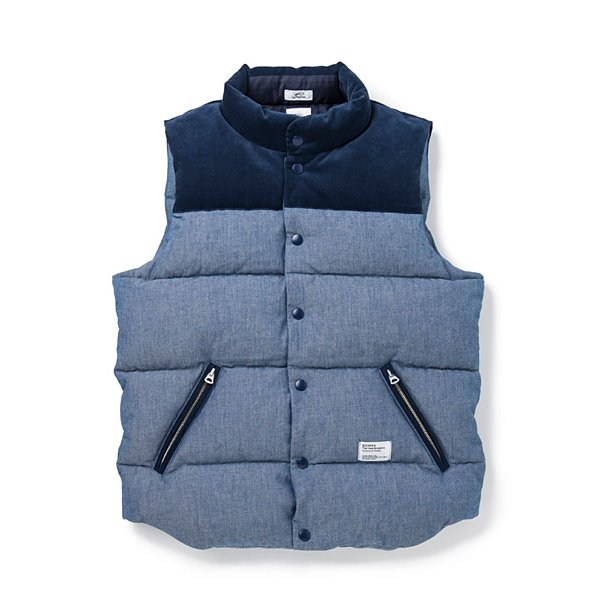 BEDWIN ベドウィン DOWN VEST FRIPP ダウンベスト - アウター