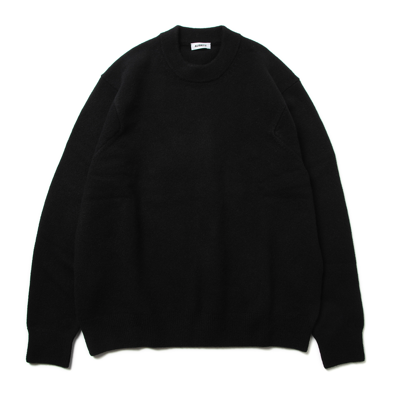 オーバーサイズC/N プルオーバーカシミヤセーター - Black