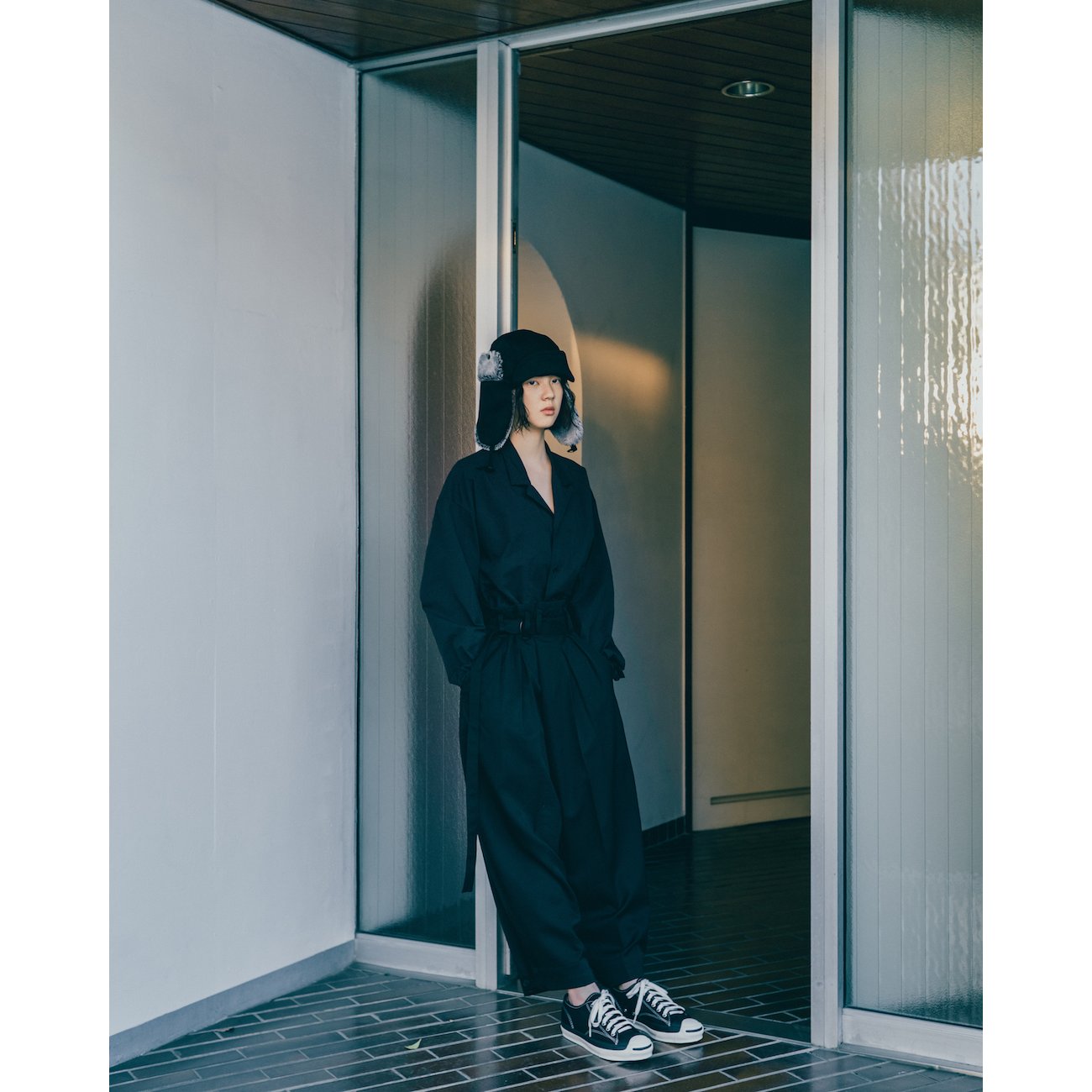 パンツ ESSAY HAKAMA SLACKS BLACK ESSAY / エッセイ | P-3 HAKAMA SLACKS - Black | 通販 - 正規取扱店