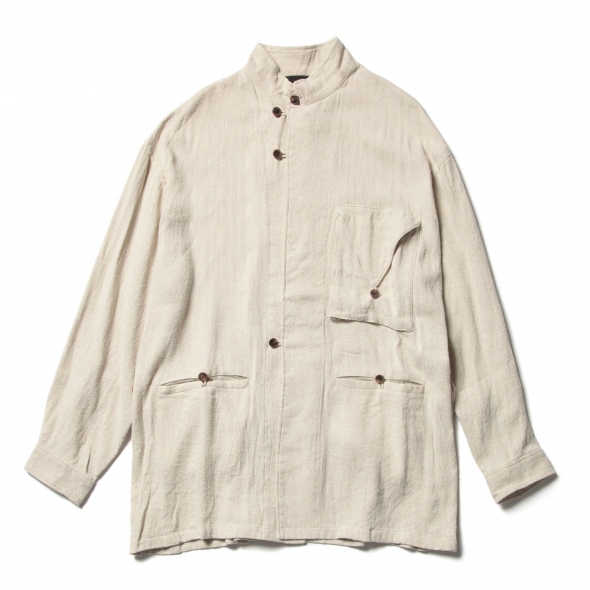 SH-1 PALERMO SHIRT - Beige x Ivory