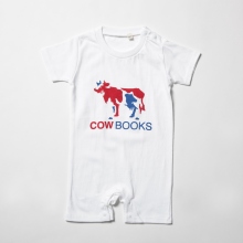 COW BOOKS / カウブックス | KIDS Rompers (Logo / Black,White,Red) - White