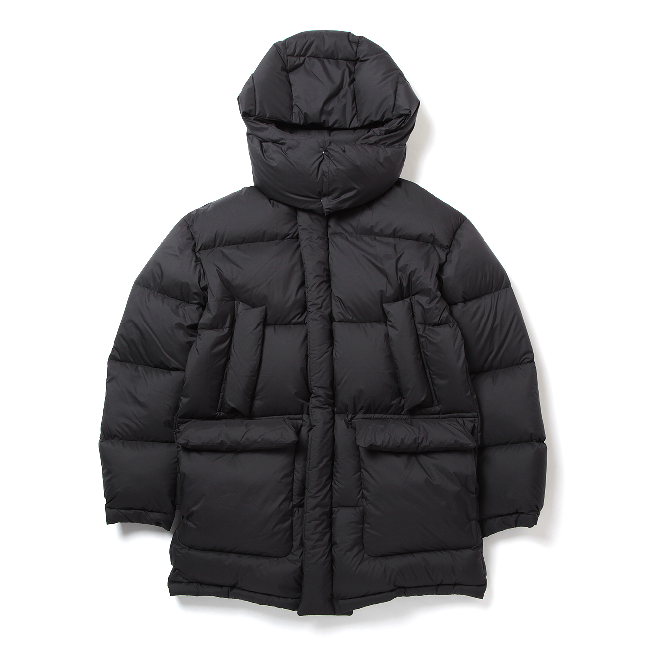 SUPER LIGHT NYLON RIPSTOP DOWN BLOUSON (レディース) - Black