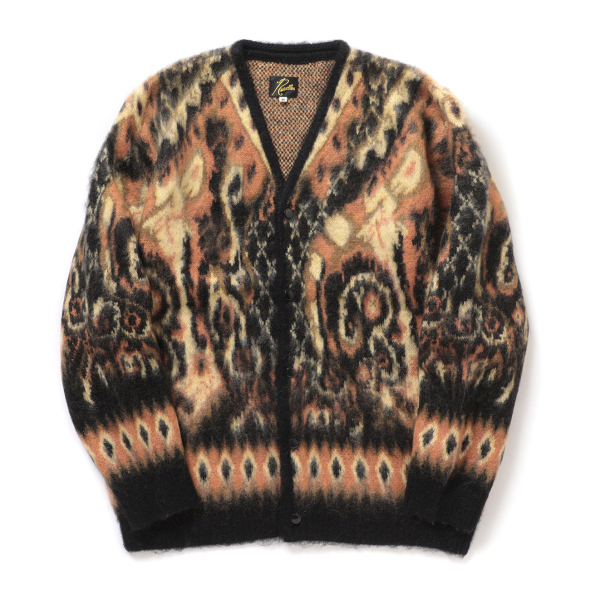 Needles / ニードルズ | Mohair Cardigan - Paisley - Black | 通販