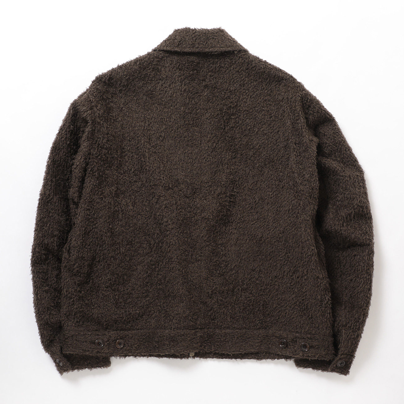 blurhms / ブラームス | Brushed Wool Zip Short Jacket