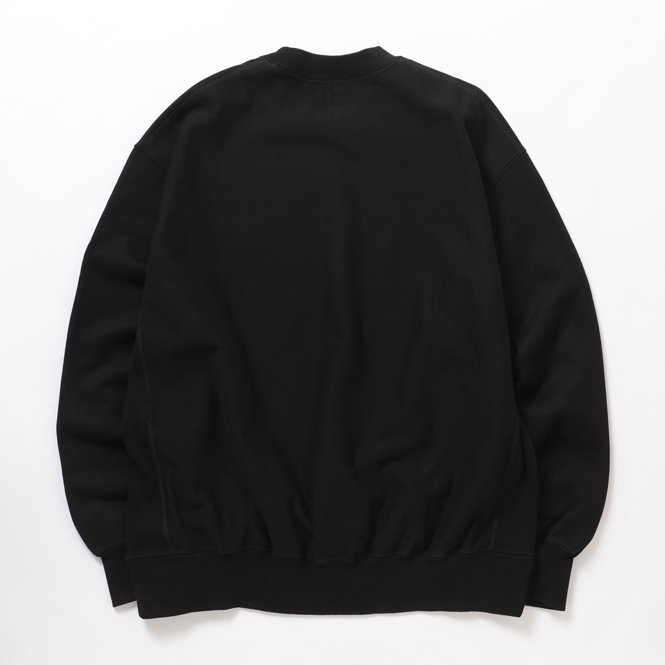 OVY L Crew Neck Sweat ブラック　ピグメント Pigment Damage Processing Crew Neck Sweat (black) | OVY