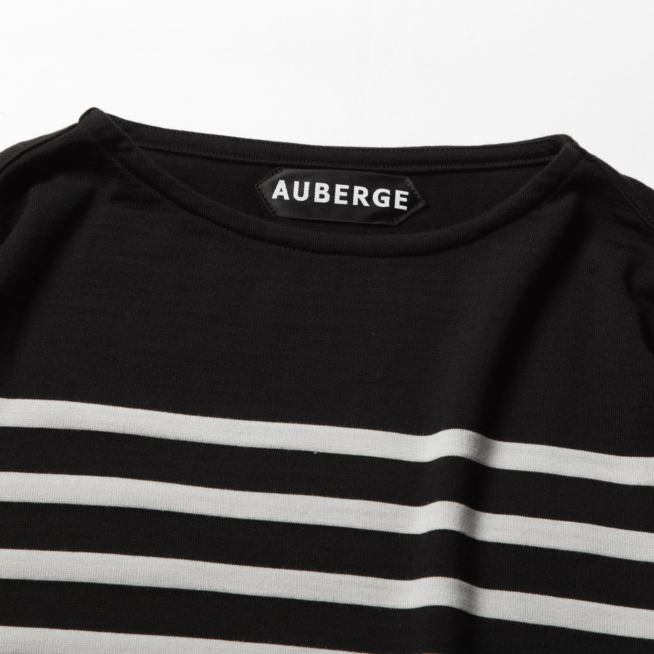 AUBERGE / オーベルジュ | WOOL BIG CHARLOTTE - Black × Gray | 通販