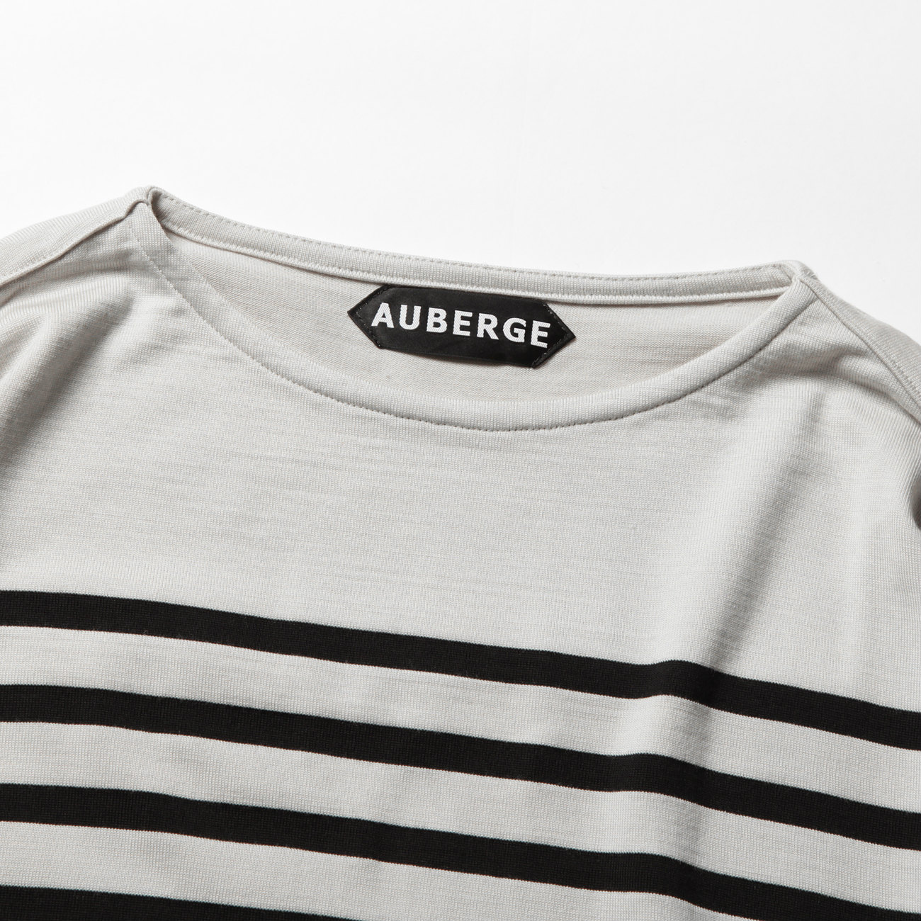 AUBERGE / オーベルジュ | WOOL BIG CHARLOTTE - Gray × Black | 通販