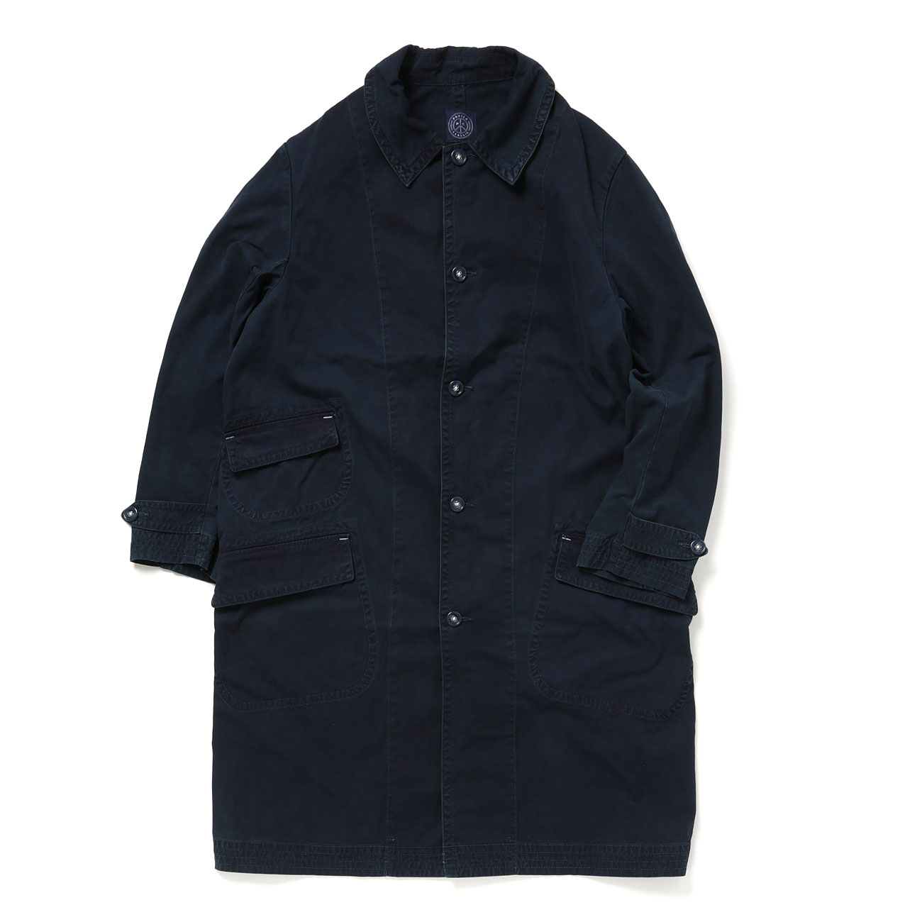 Porter Classic / ポータークラシック | GABARDINE COAT - Blue | 通販