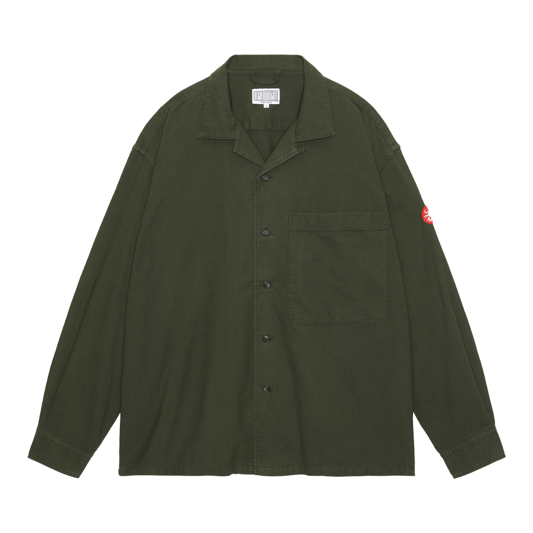 C.E / シーイー | COTTON LPOC OPEN SHIRT - Green | 通販 - 正規取扱