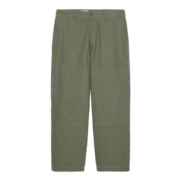 SIDE ZIP PANTS - Green