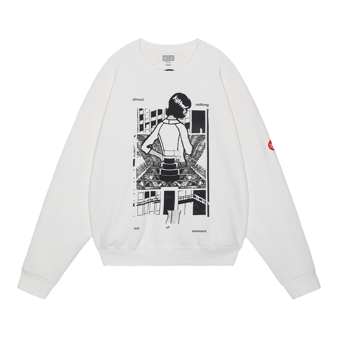 C.E / シーイー | WASHED MD NOTHING CREW NECK - White | 通販 - 正規