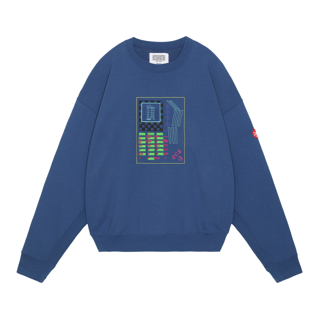 C.E 22AW OVERDYE CAV EMPT CREW NECK Lサイズ - スウェット