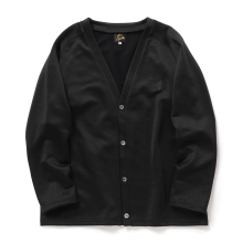 Needles / ニードルズ | V Neck Cardigan - Bright Jersey - Black