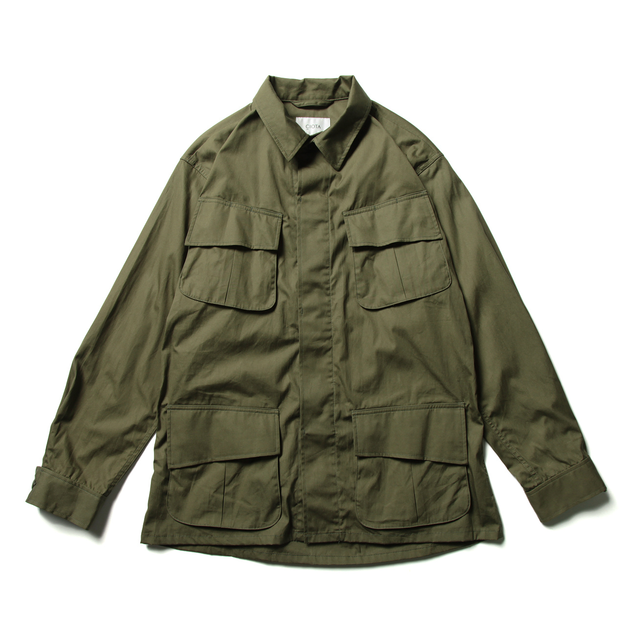 サイズ6CIOTA Jungle Fatigue Jacket 6 Olive