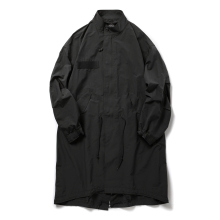 Porter Classic / ポータークラシック | WEATHER MILITARY COAT / LINER NYLON MJ CONNECTION - Black