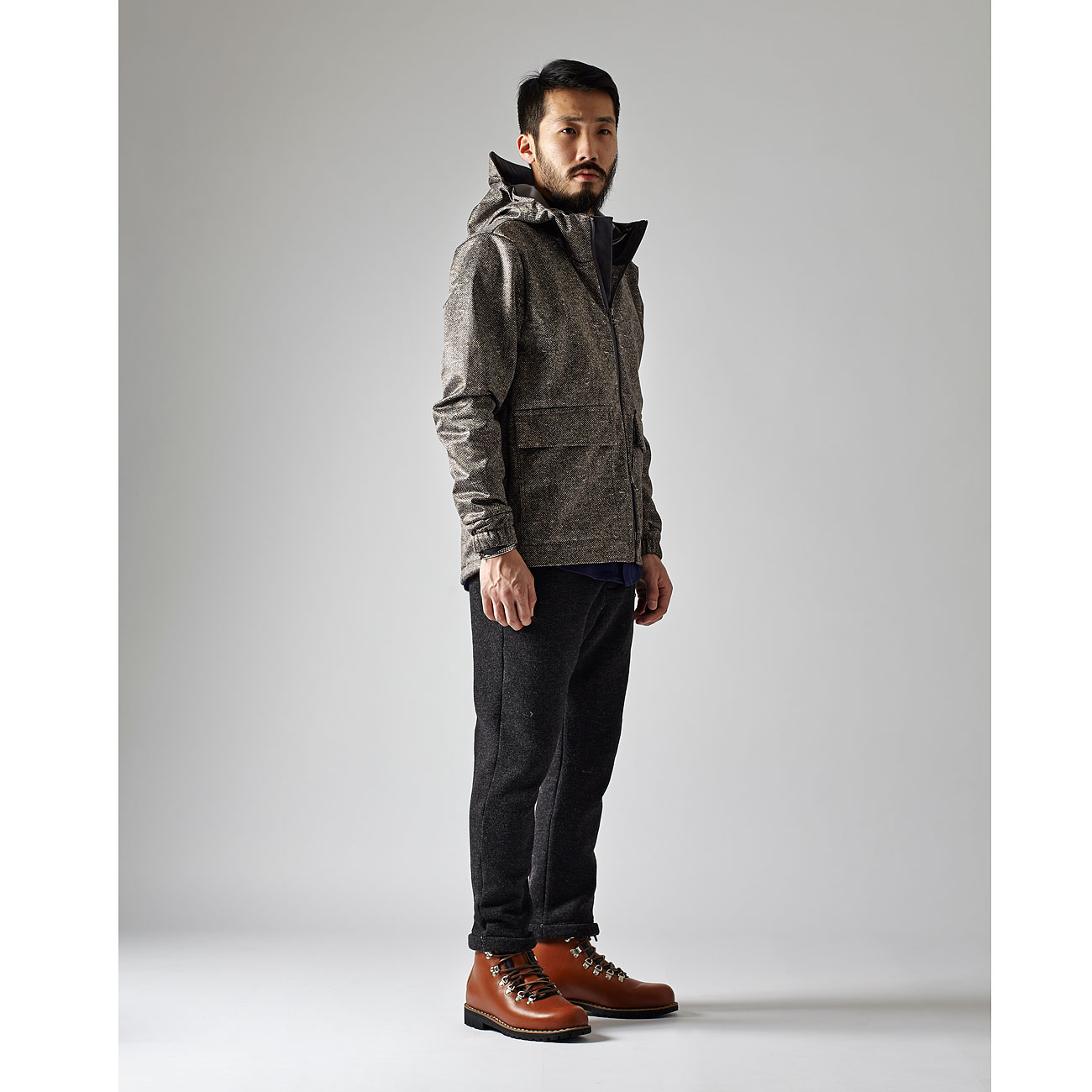 CURLY / カーリー | 3L ALL PURPOSE PARKA - GRAY TWEED PRINT | 通販