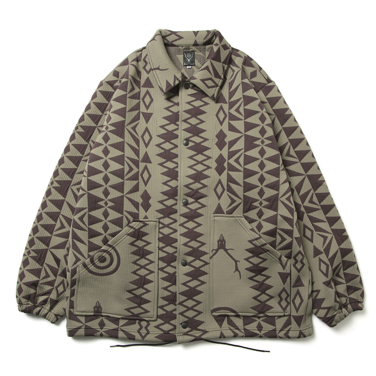 Coach Jacket - Poly Blister Jq. / Skull&Target - Khaki