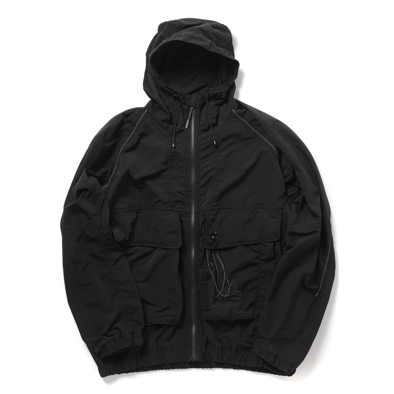 ゲームセンター・ゲームカード andwander Roa garment dye nylon jacket and wander / アンドワンダー | ROA garment dye nylon hooded jacket