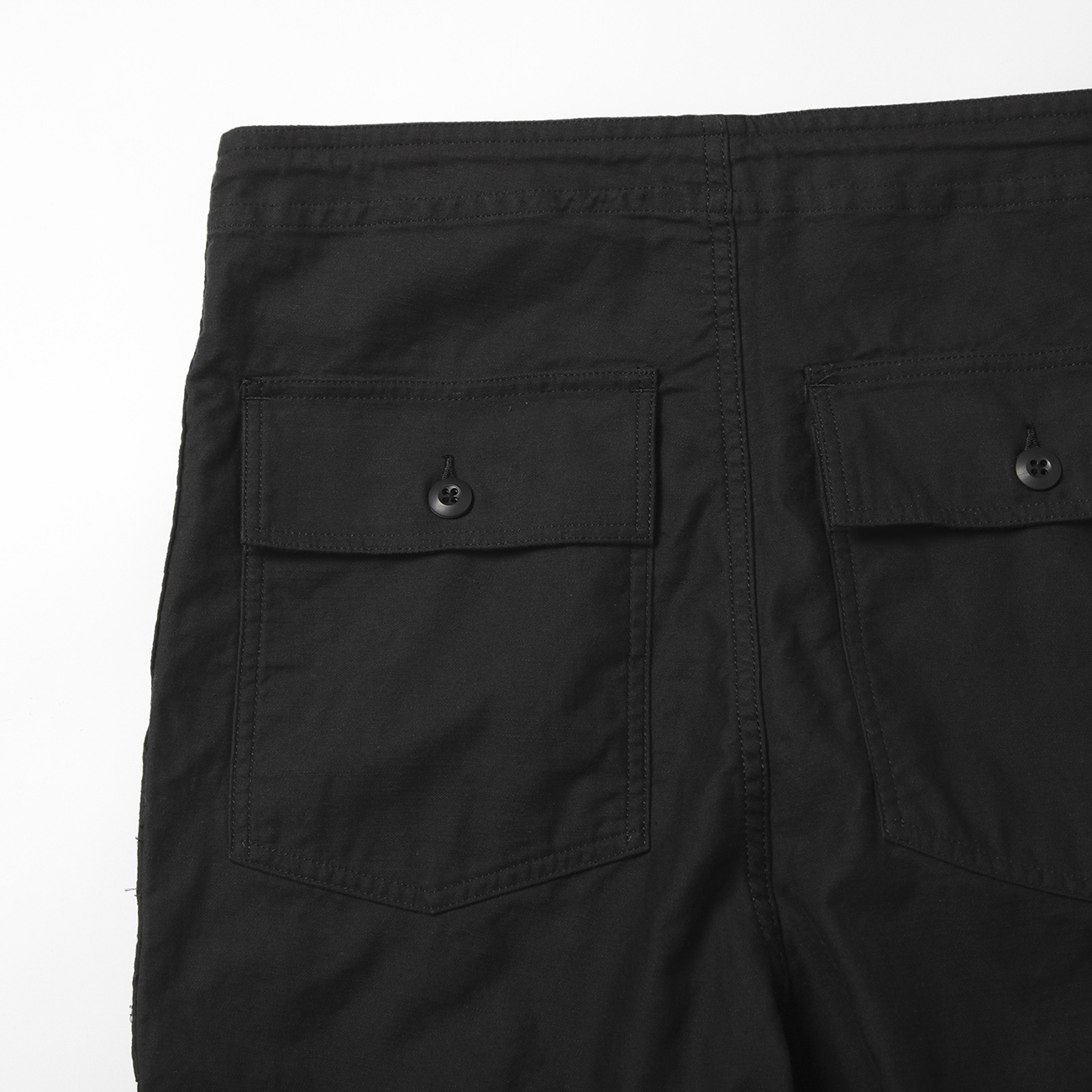 Needles / ニードルズ | String Fatigue Pant - Back Sateen - Black