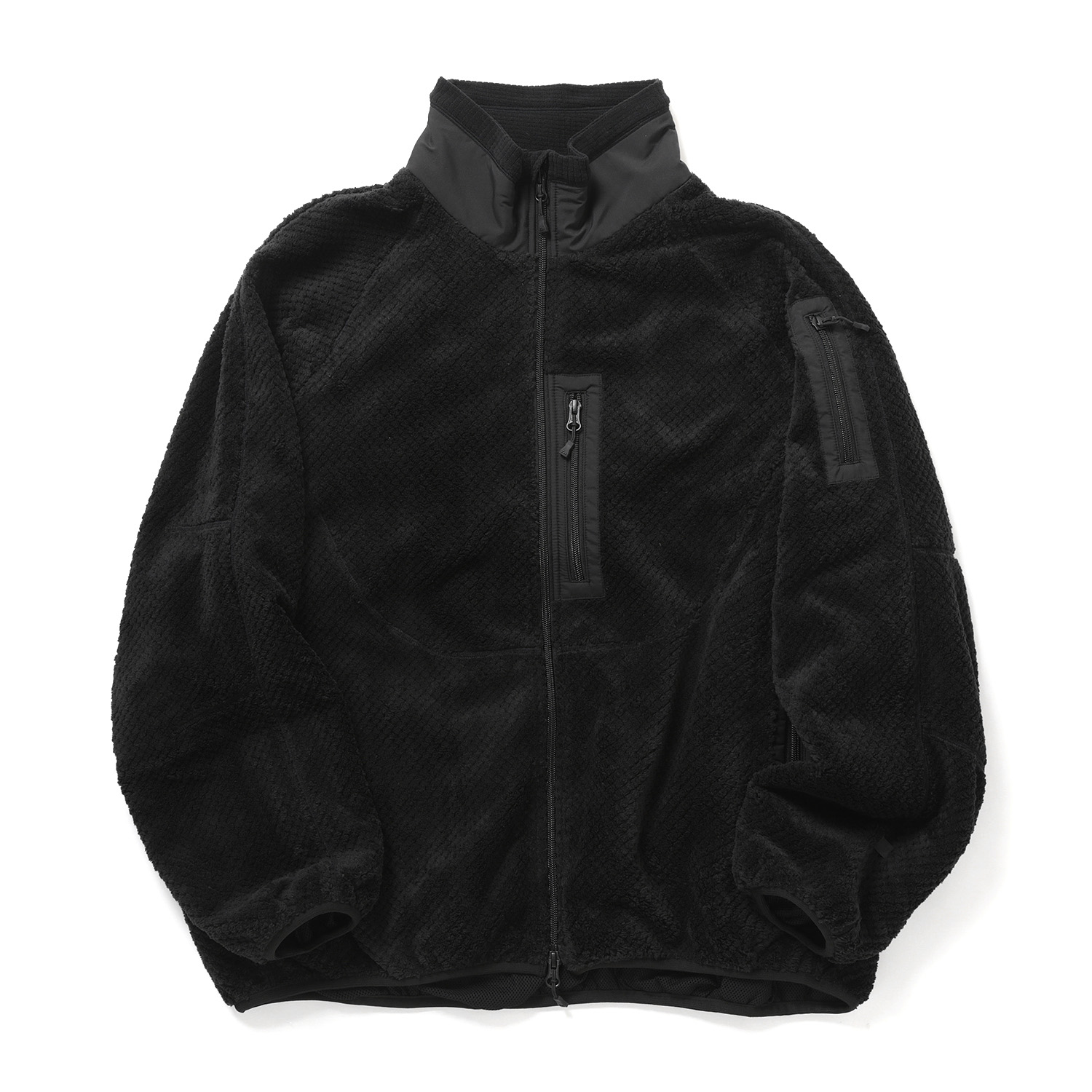 DAIWA PIER39 / ダイワピア39 | TECH MIL FLEECE JACKET - Black DAIWA PIER39 / ダイワピア39 | TECH MIL FLEECE JACKET - Black