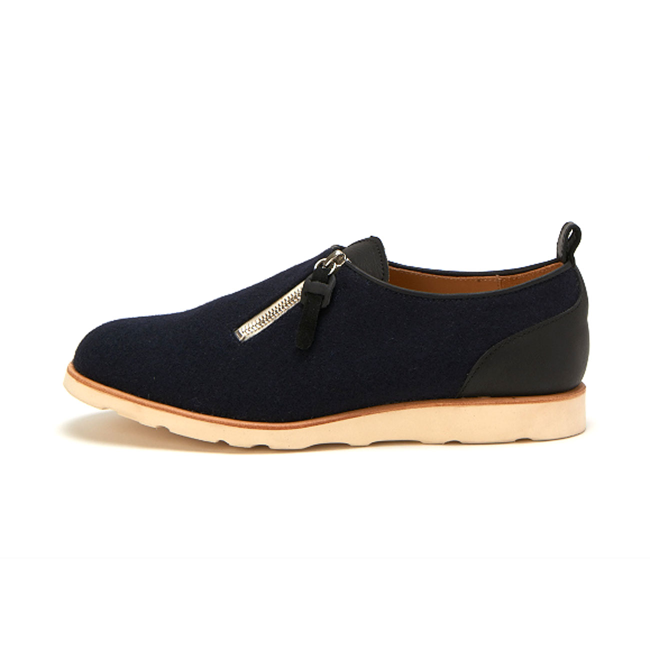 Hender Scheme / エンダースキーマ | zip shoes - Navy | 通販