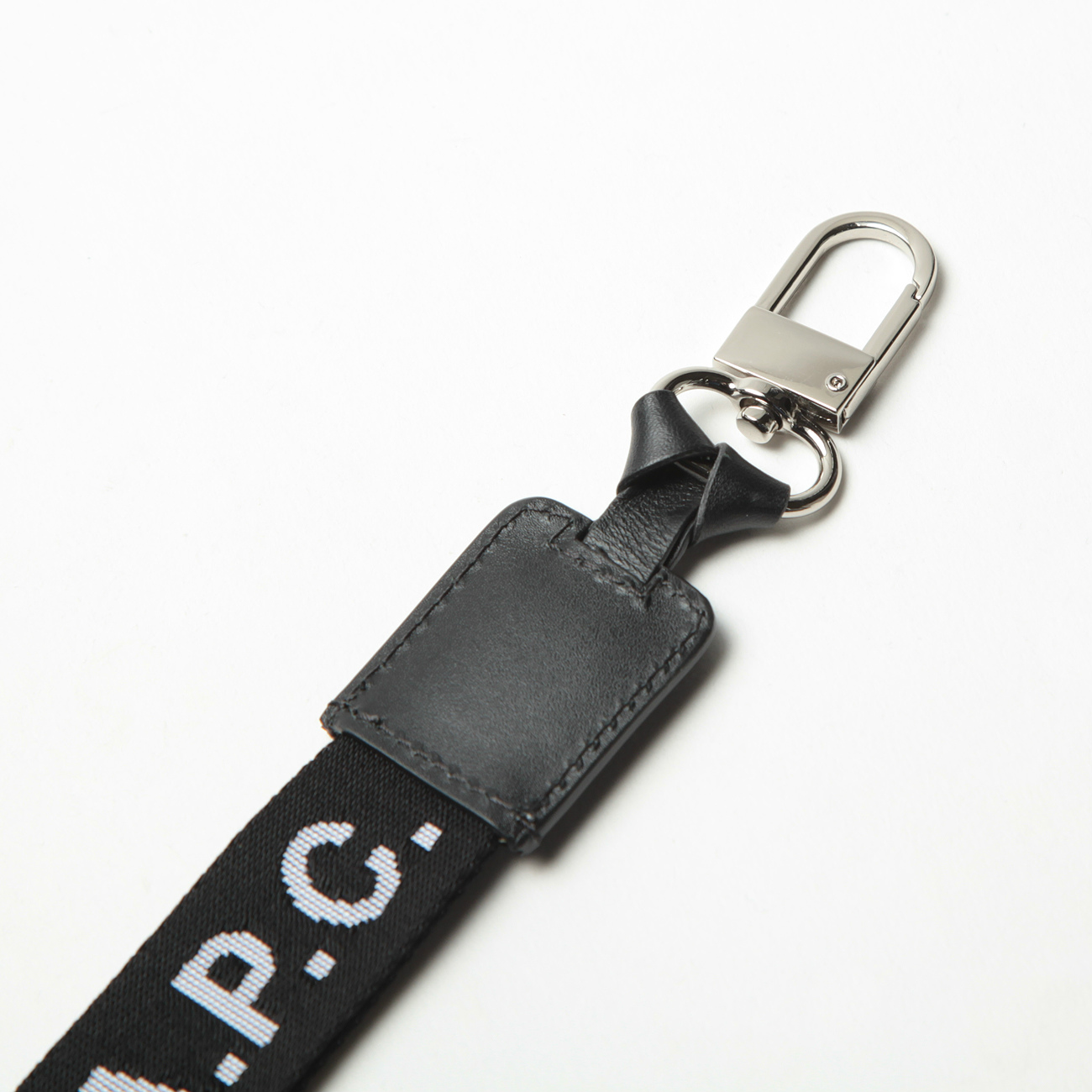 A.P.C. / アーペーセー | ロゴキーリング - Black | 通販 - 正規