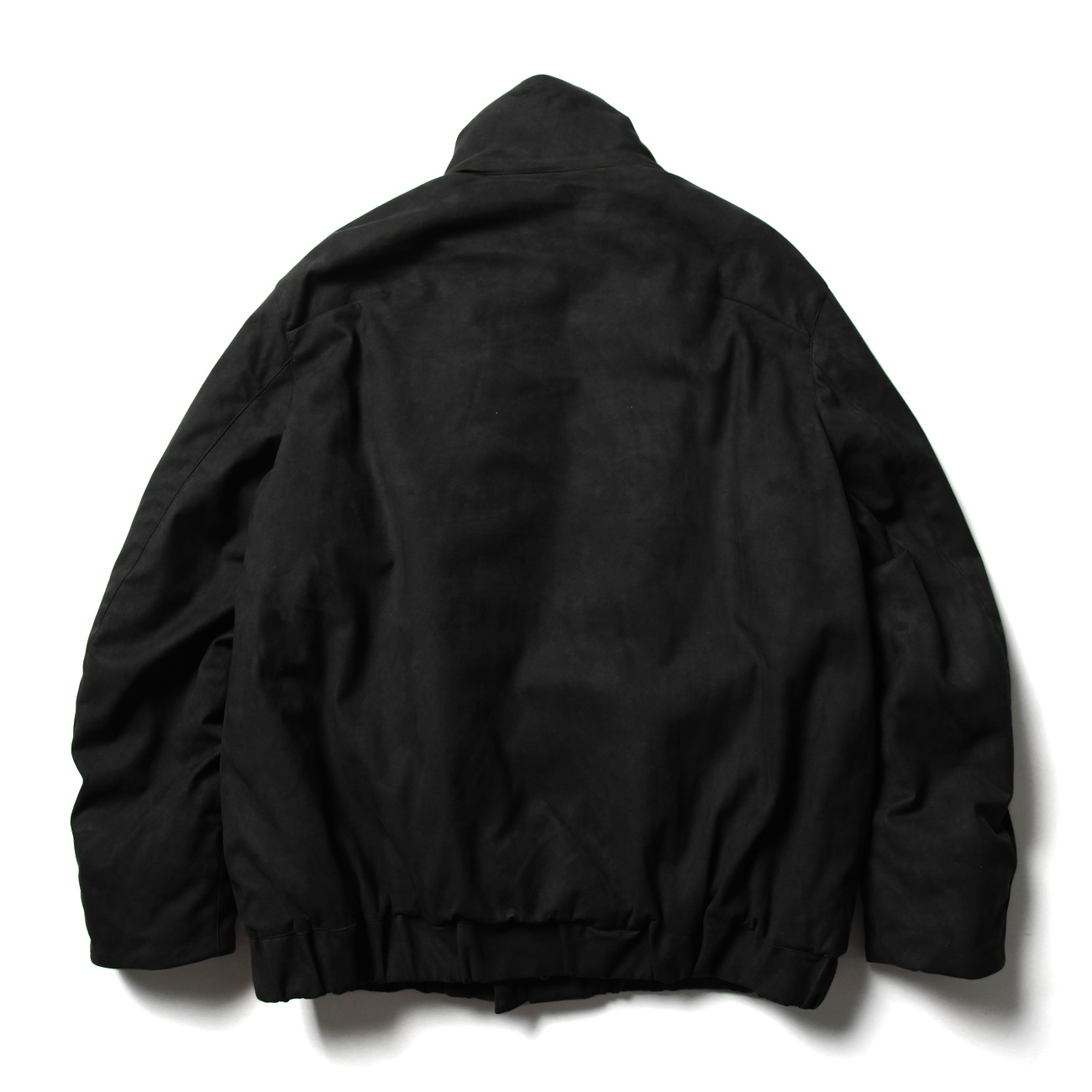 URU / ウル | FAKE LEATHER / ZIP UP BLOUSON - Black | 通販