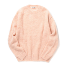 AURALEE / オーラリー | BRUSHED SUPER KID MOHAIR KNIT P/O (レディース) - Pink Beige