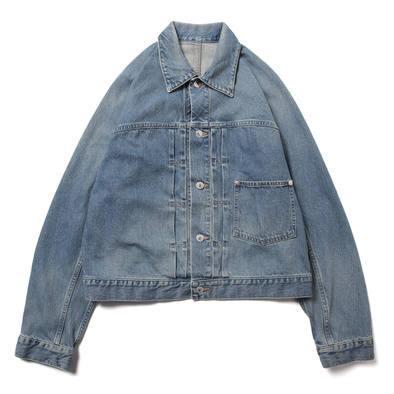 COTTON DENIM - TRUCKER JACKET TYPE B - L.Indigo