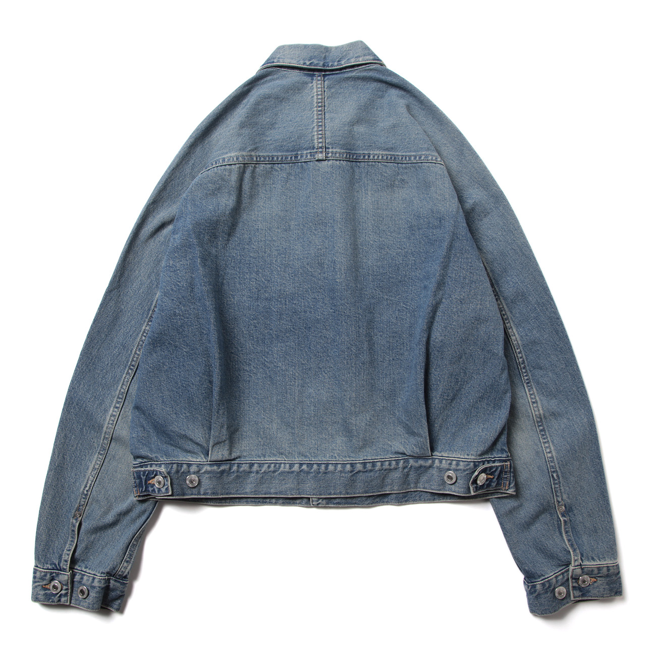 URU / ウル | COTTON DENIM - TRUCKER JACKET TYPE B - L.Indigo