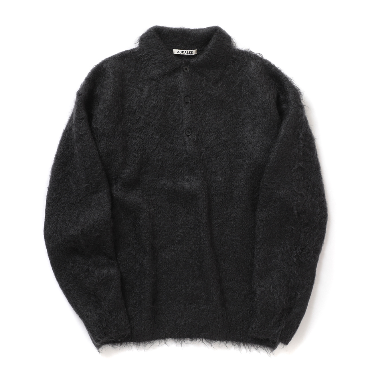 AURALEE / オーラリー | BRUSHED SUPER KID MOHAIR KNIT POLO