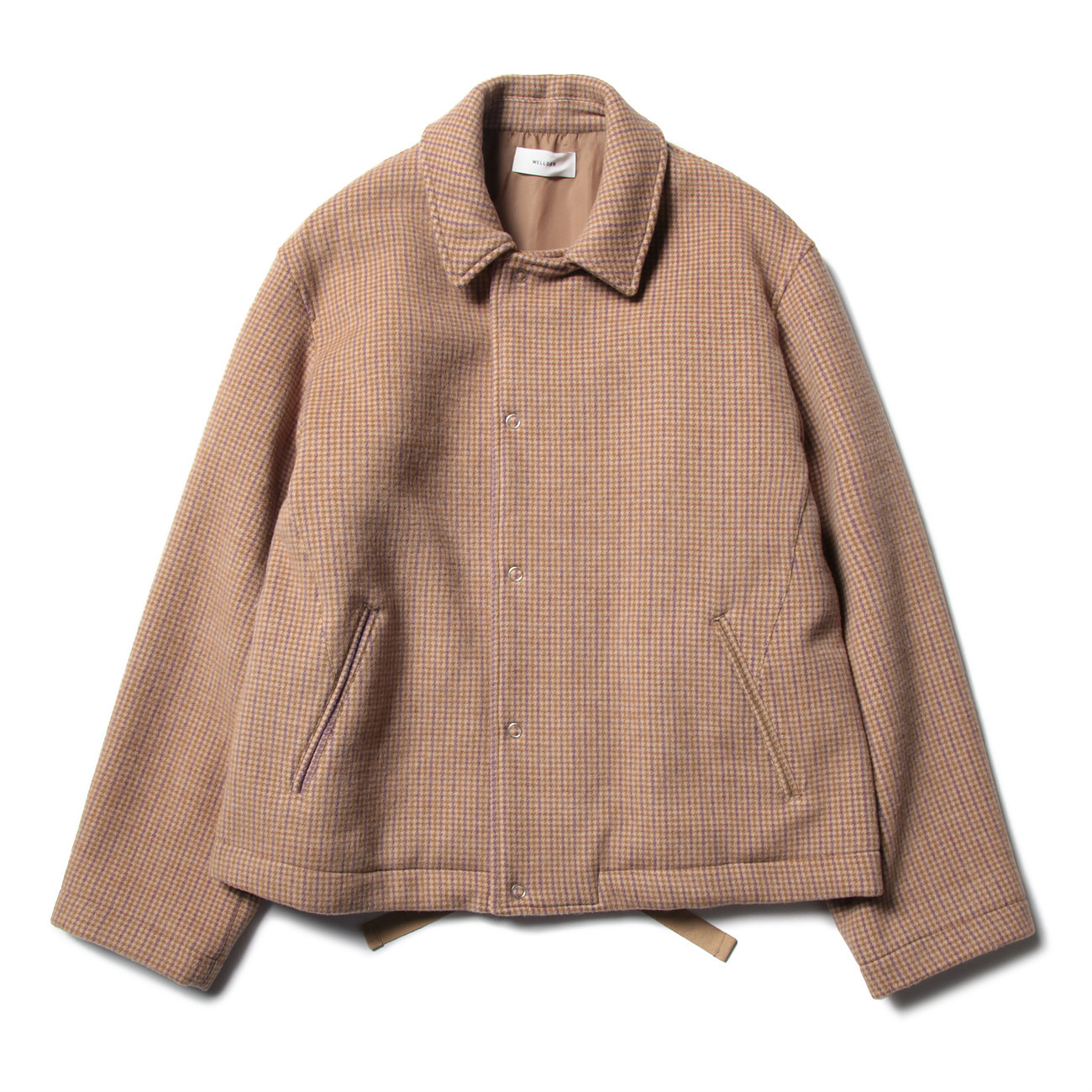 Coach Jacket - Beige × Purple