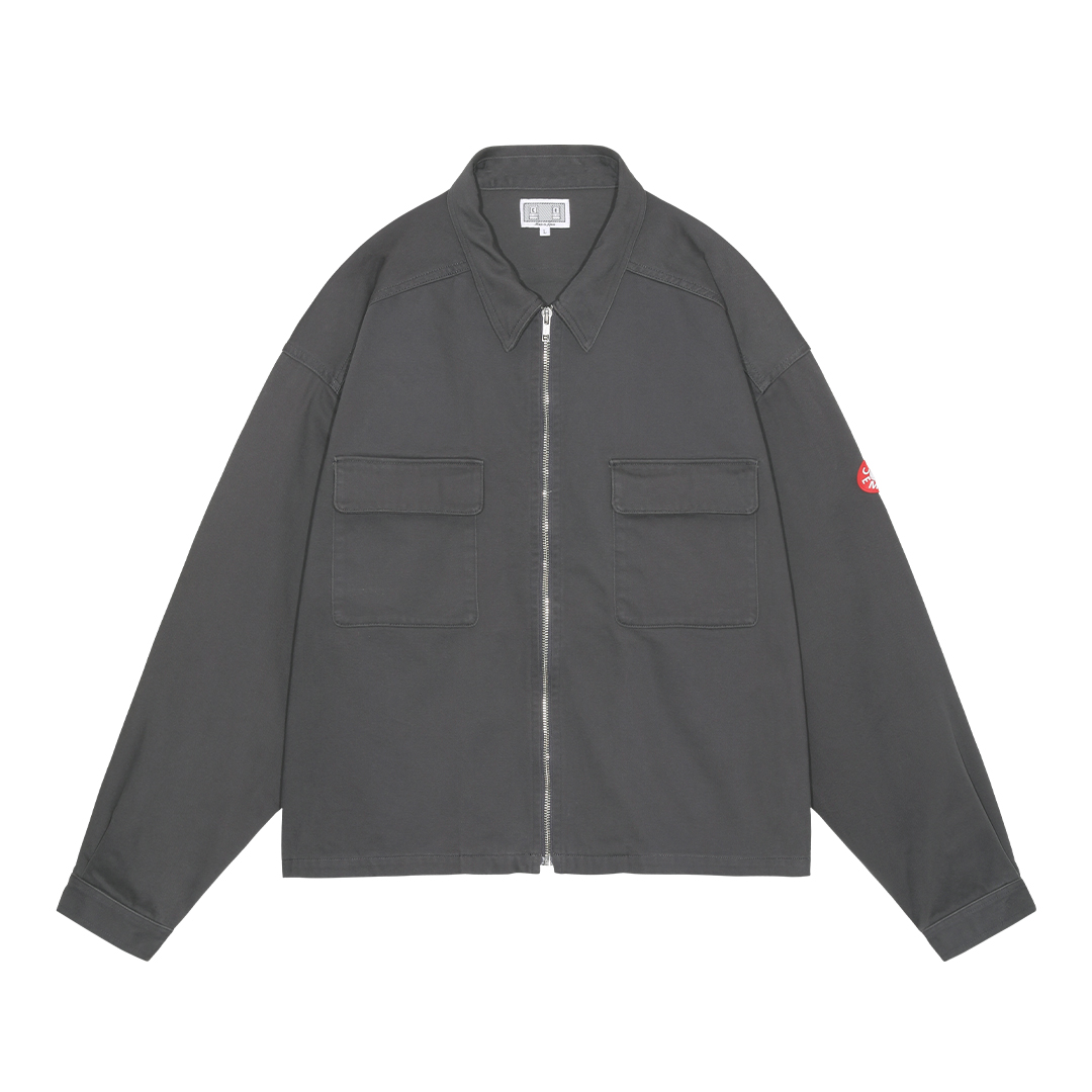 C.E / シーイー | PATCHED ZIP SHORT SHIRT JACKET - Charcoal | 通販 - 正規取扱店 |  COLLECT STORE / コレクトストア