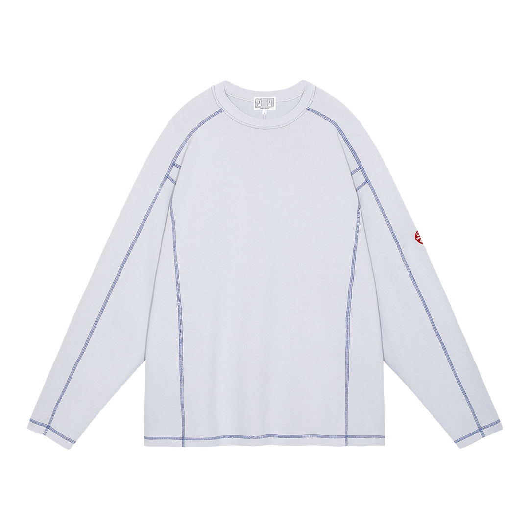 C.E / シーイー | CREW NECK DBL KNIT LONG SLEEVE - Grey | 通販