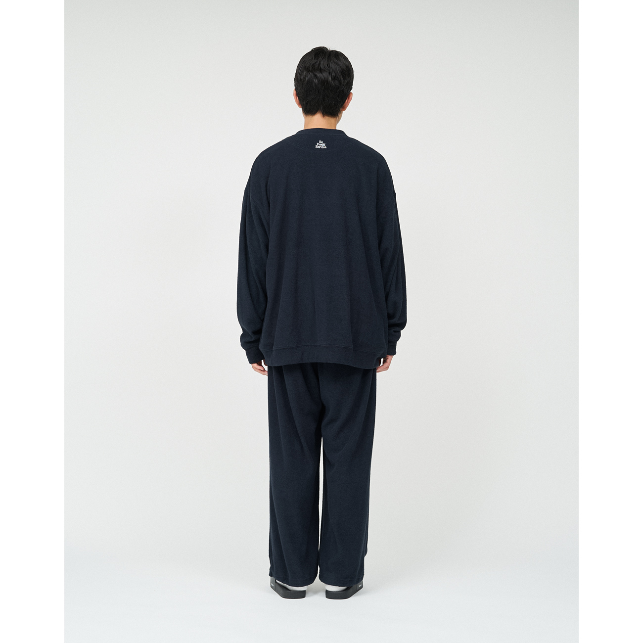 フレッシュサービス UTILITY PILE CARDIGAN SETUP クロ UTILITY PILE