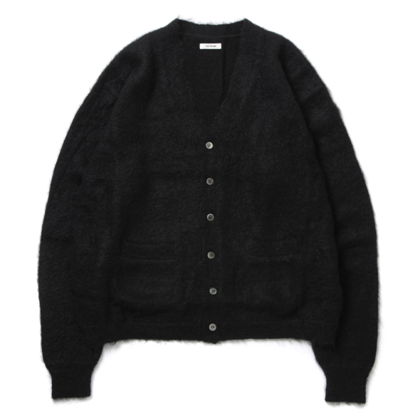 トップス time is on KID MOHAIR CARDIGAN INTERIM / インテリム | 50'S KID MOHAIR CARDIGAN - Black | 通販