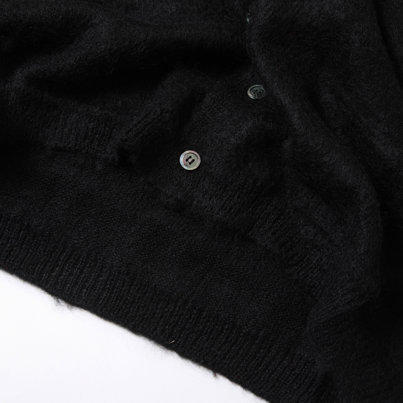 INTERIM / インテリム | 50'S KID MOHAIR CARDIGAN - Black | 通販