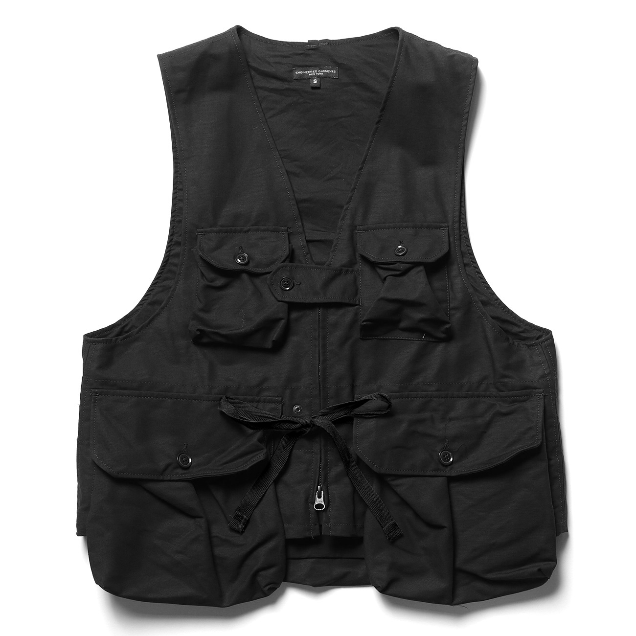 Game Vest - Double Cloth - Black