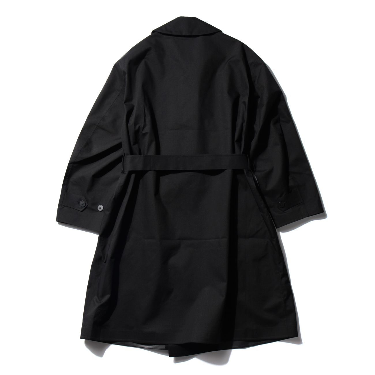 DESCENTE PAUSE / デサントポーズ | WOOL MIX TRENCH COAT - Black