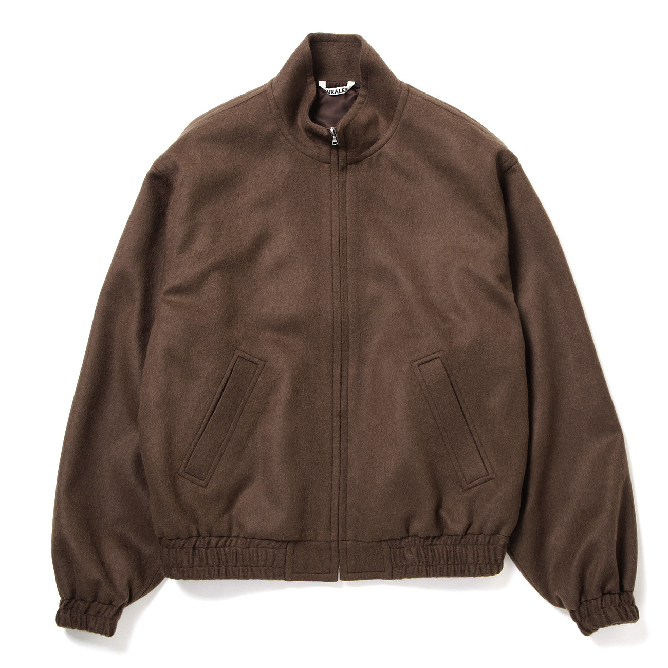 AURALEE / オーラリー | BABY CAMEL FLANNEL ZIP BLOUSON (メンズ