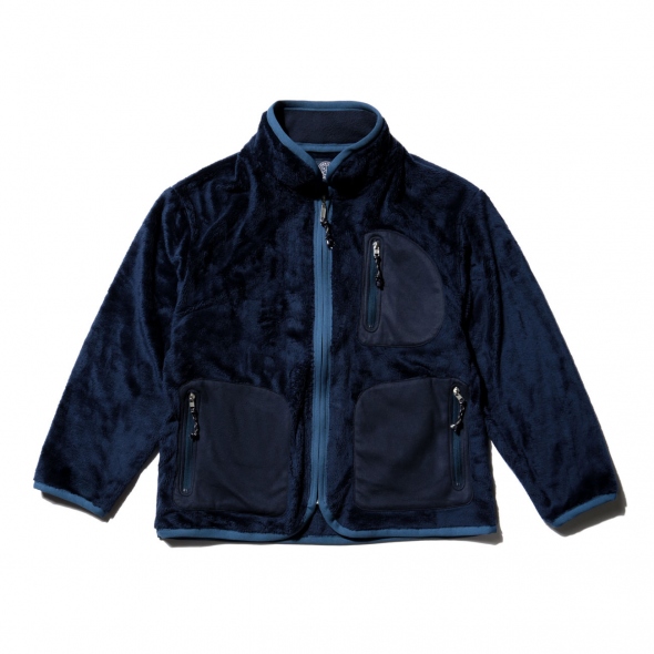 ジャケット・アウター Porter Classic - FLEECE GOWN COAT - NAVY Porter Classic / ポータークラシック | FLEECE GOWN COAT