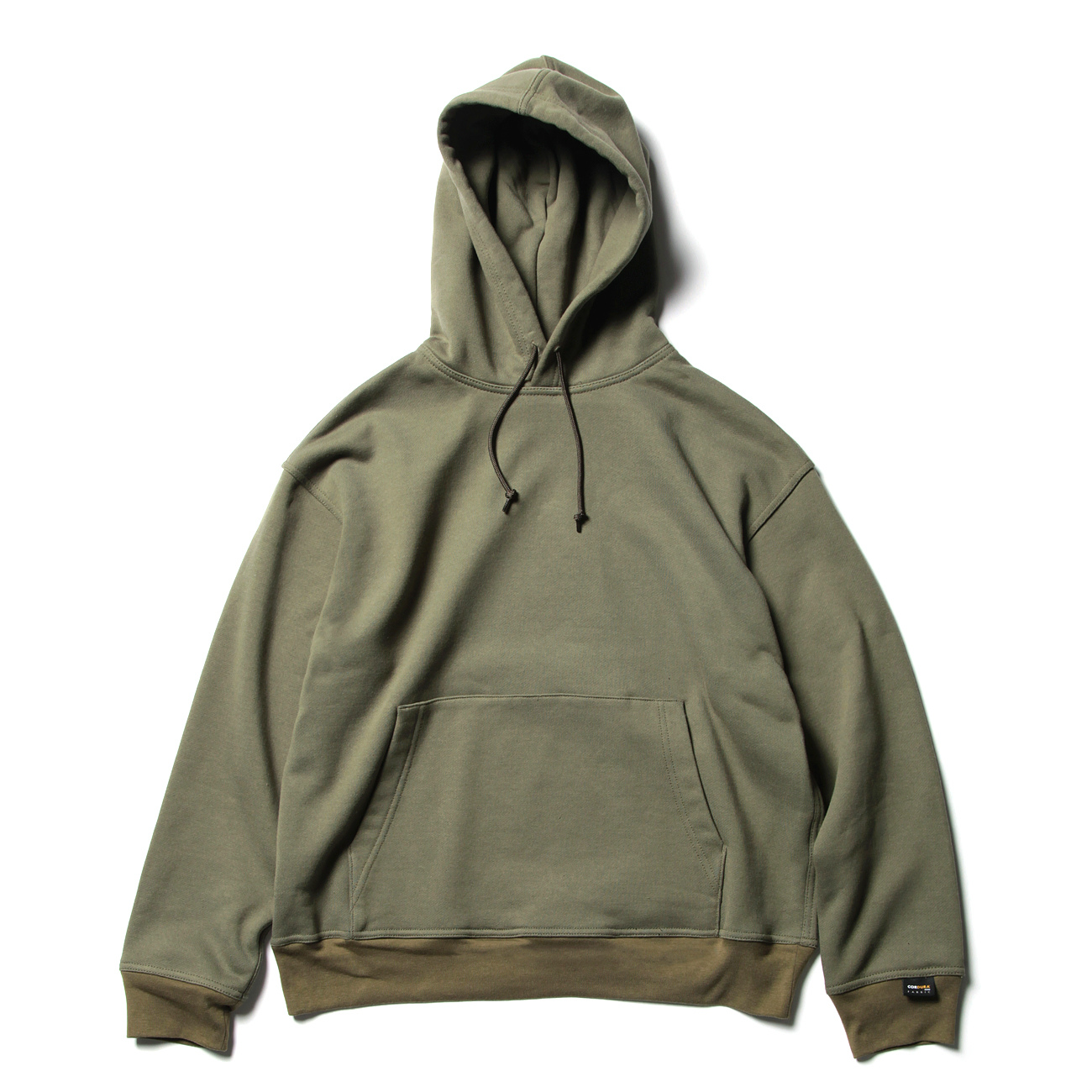 192-CS12-019-pieces HOODED SWEATSHIRT - Khaki