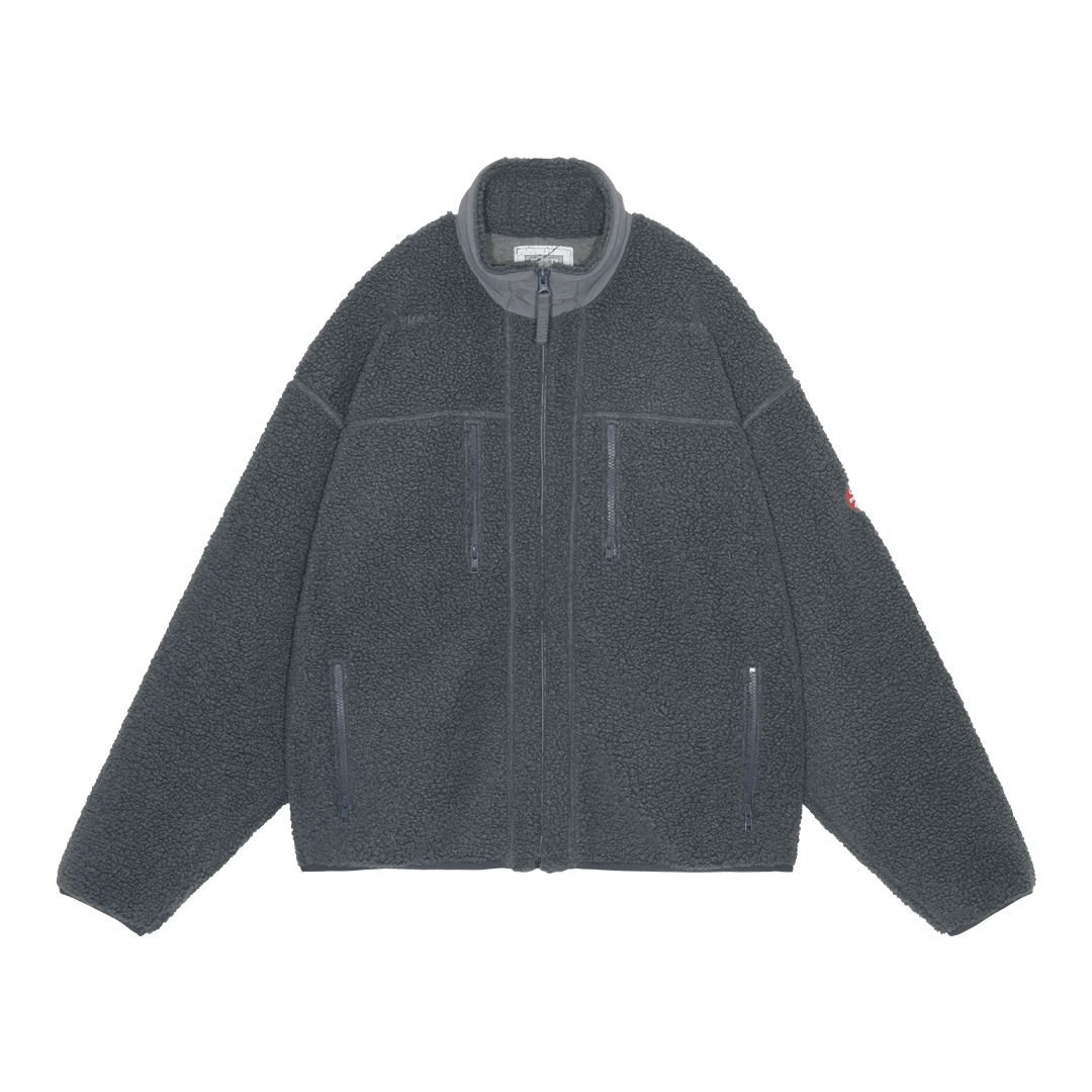 C.E / シーイー | STAND COLLAR BOA ZIP UP - Grey | 通販 - 正規取扱