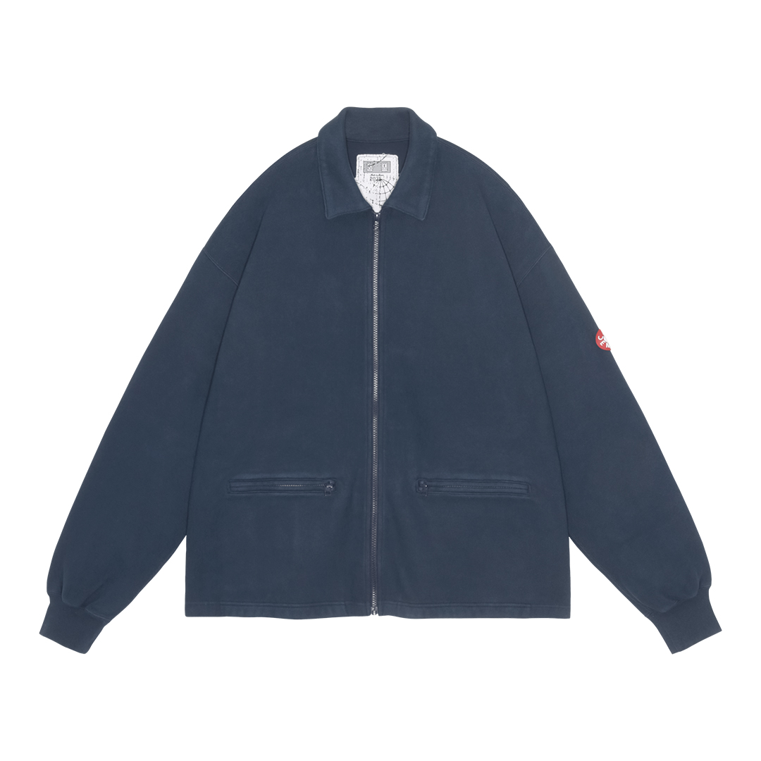 C.E / シーイー | DBL KNIT COLLARED ZIP UP - Navy | 通販 - 正規取扱 C.E / シーイー | DBL KNIT COLLARED ZIP UP - Navy | 通販 - 正規取扱
