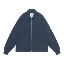 C.E / シーイー | DBL KNIT COLLARED ZIP UP - Navy