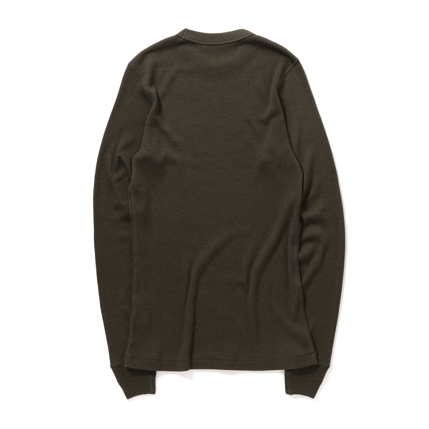 今季 AURALEE オーラリートップス 試着のみ AURALEE / オーラリー | WOOL SILK SOFT RIB L/S TEE (メンズ) - Dark