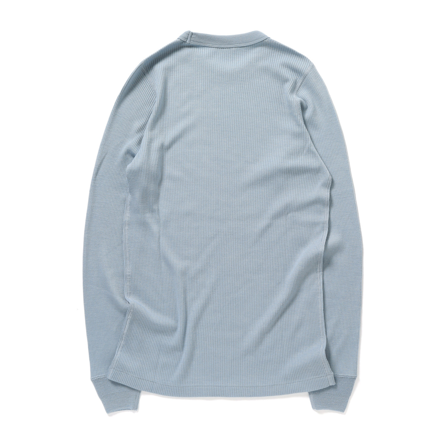AURALEE / オーラリー | WOOL SILK SOFT RIB L/S TEE (メンズ) - Light AURALEE / オーラリー | WOOL SILK SOFT RIB L/S TEE (メンズ) - Light