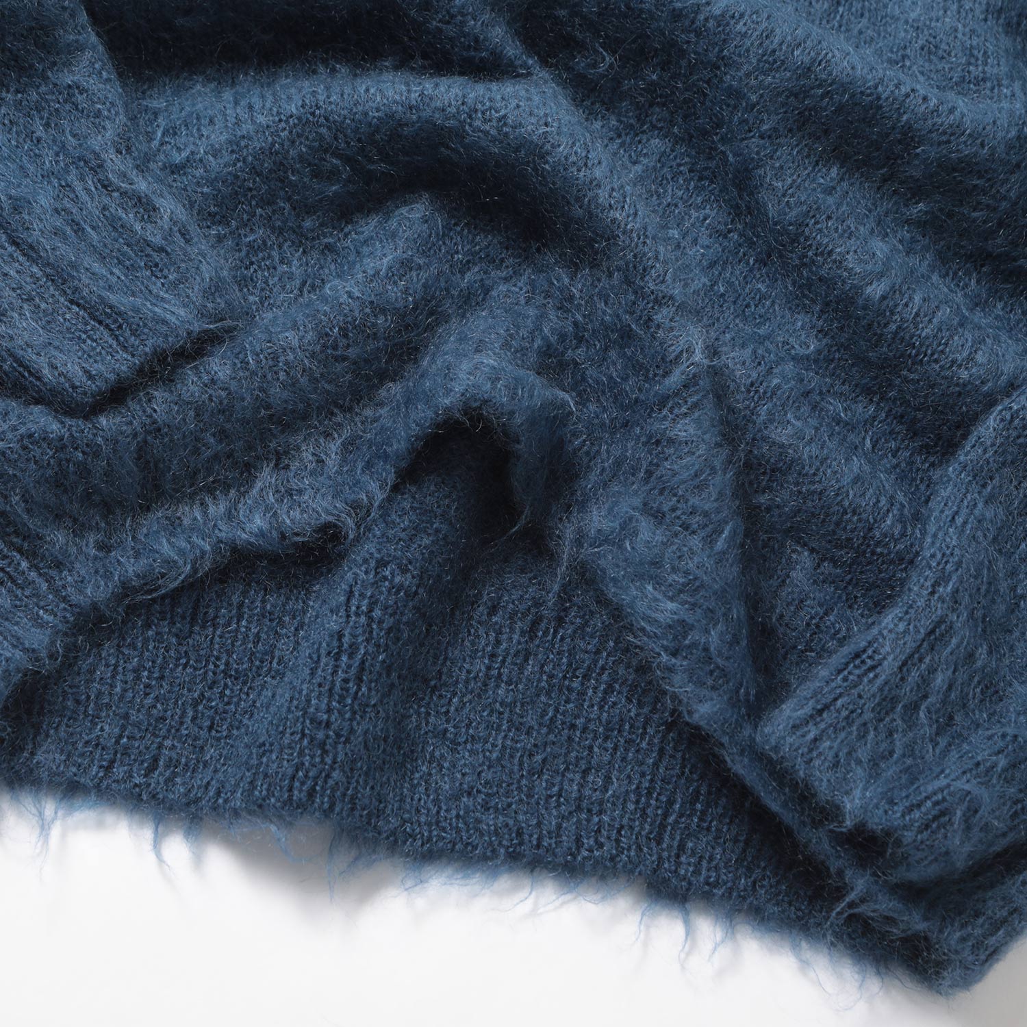 AURALEE / オーラリー | BRUSHED SUPER KID MOHAIR KNIT P/O (メンズ